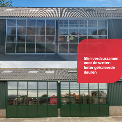 Slim verduurzamen voor de winter: beter geïsoleerde deuren