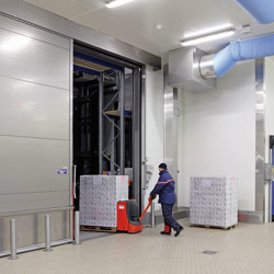 Stainless steel doors